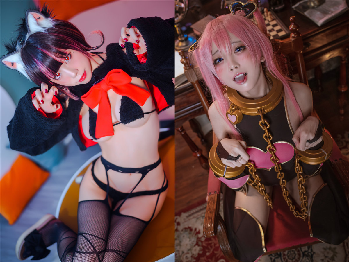 水淼aqua：暗黑少女 写真合集