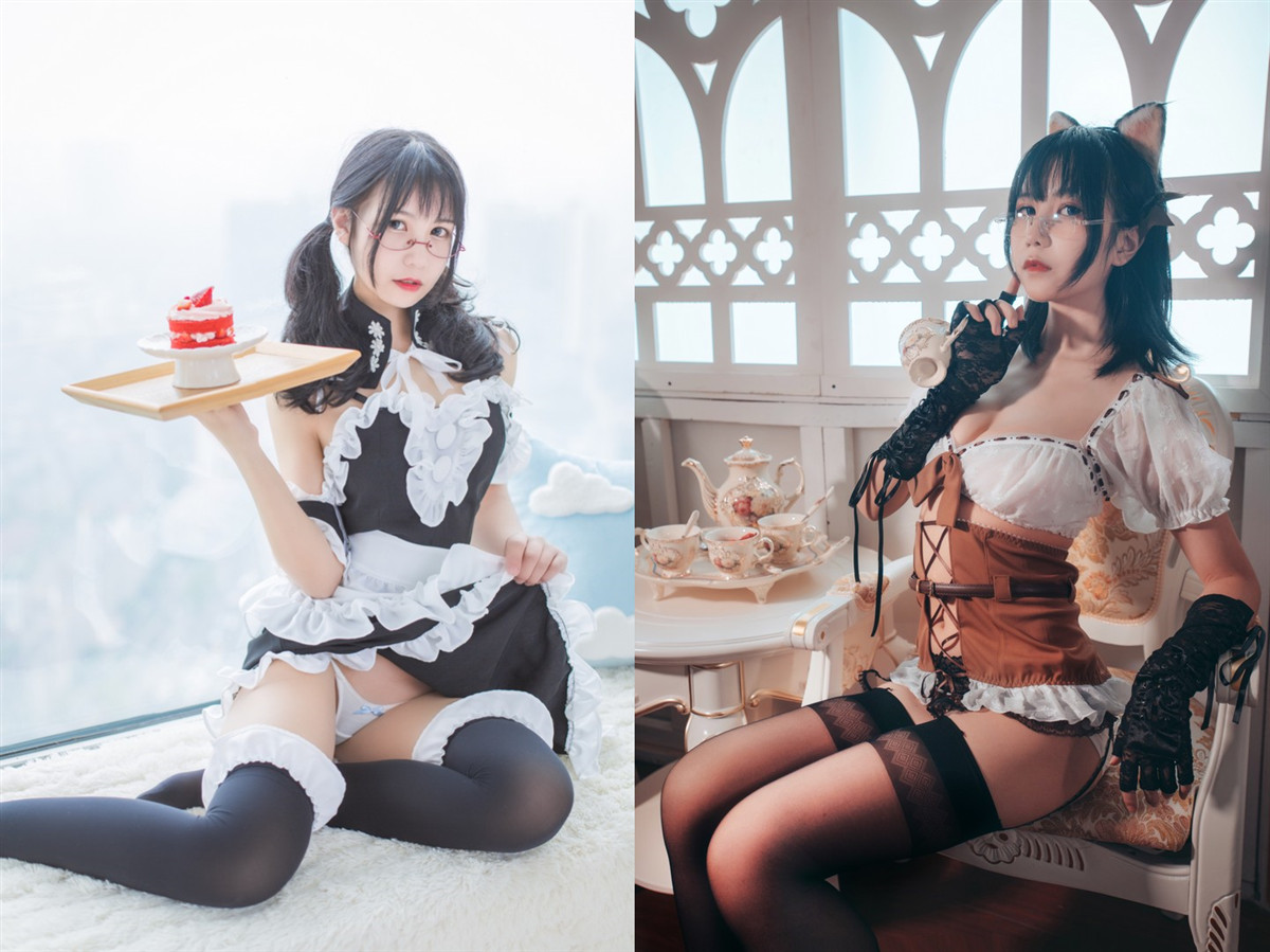 逐月Su 高冷眼镜妹 写真合集