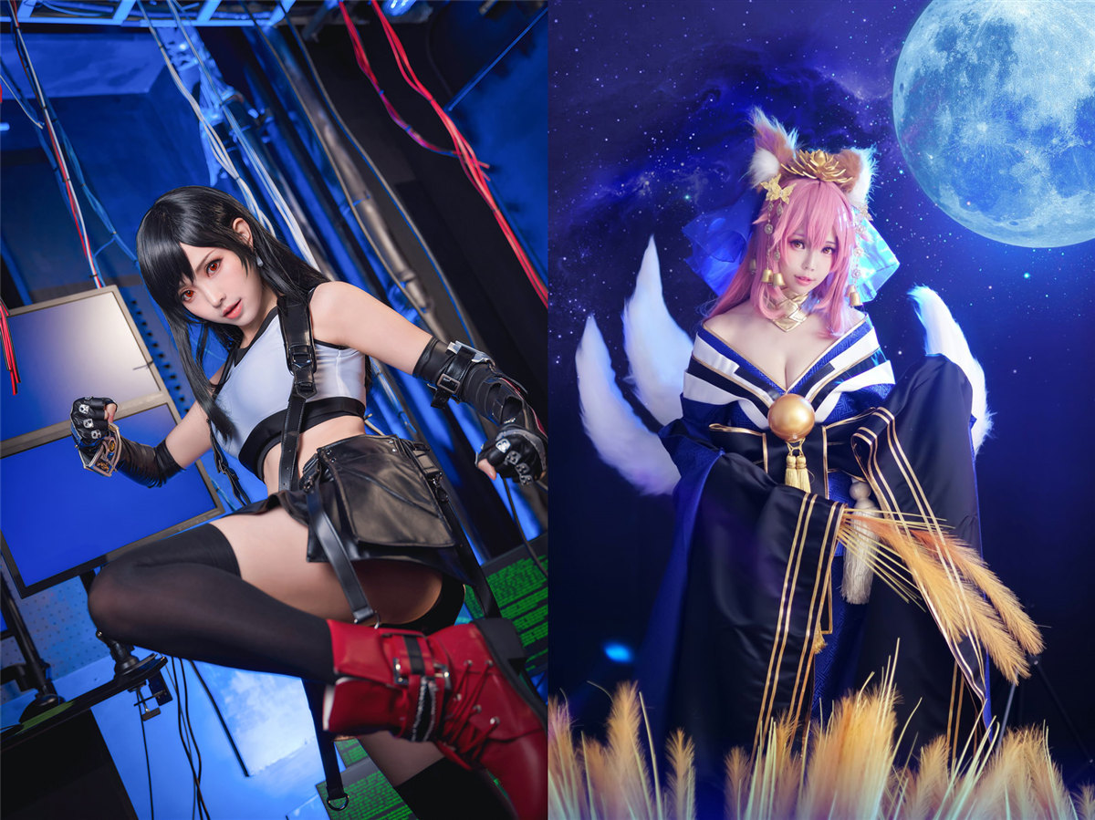 ElyEE子：粉红色的可爱小猫 写真合集