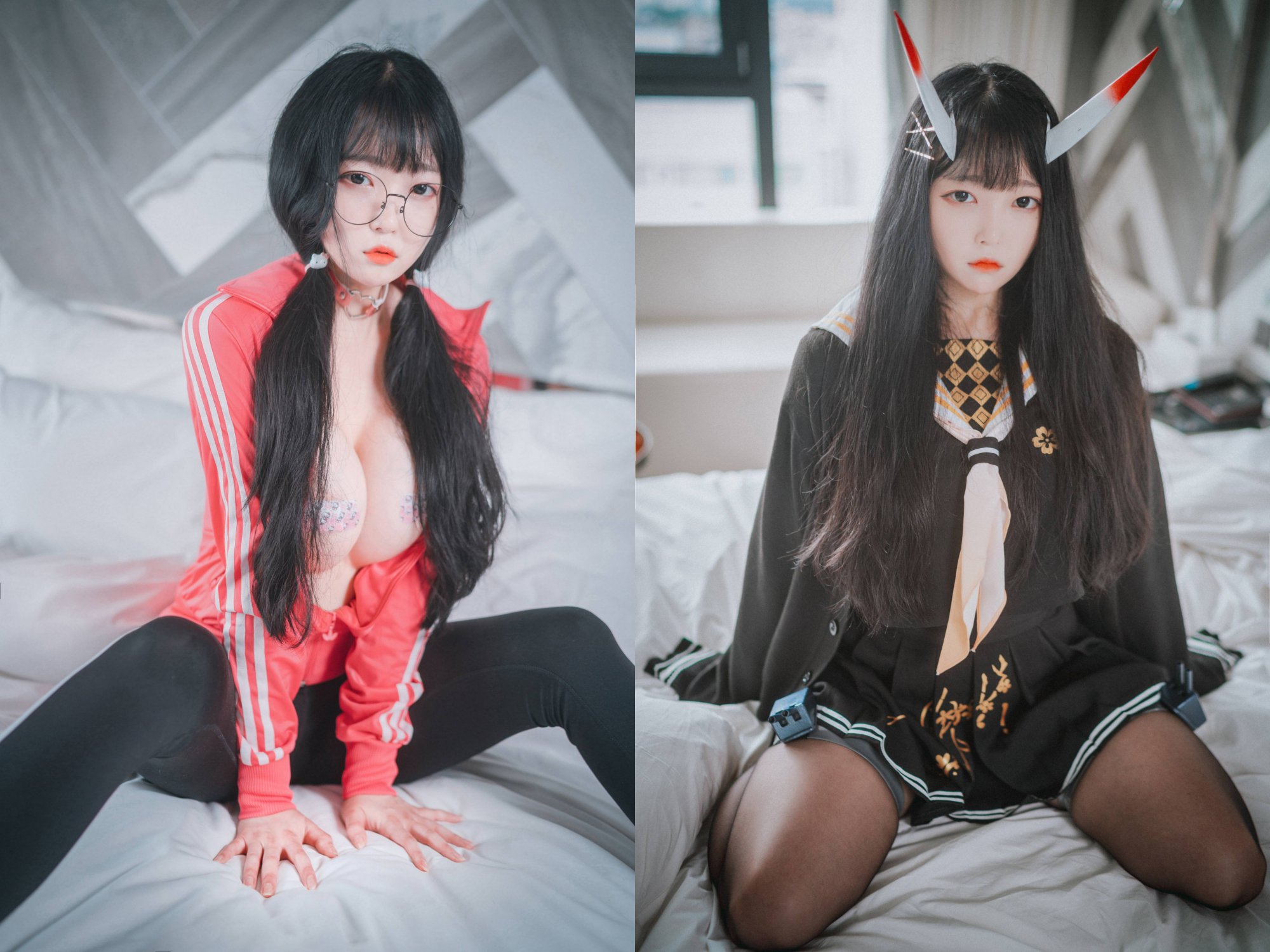 韩国妹子：Aram(아람) 可爱小恶魔 写真合集