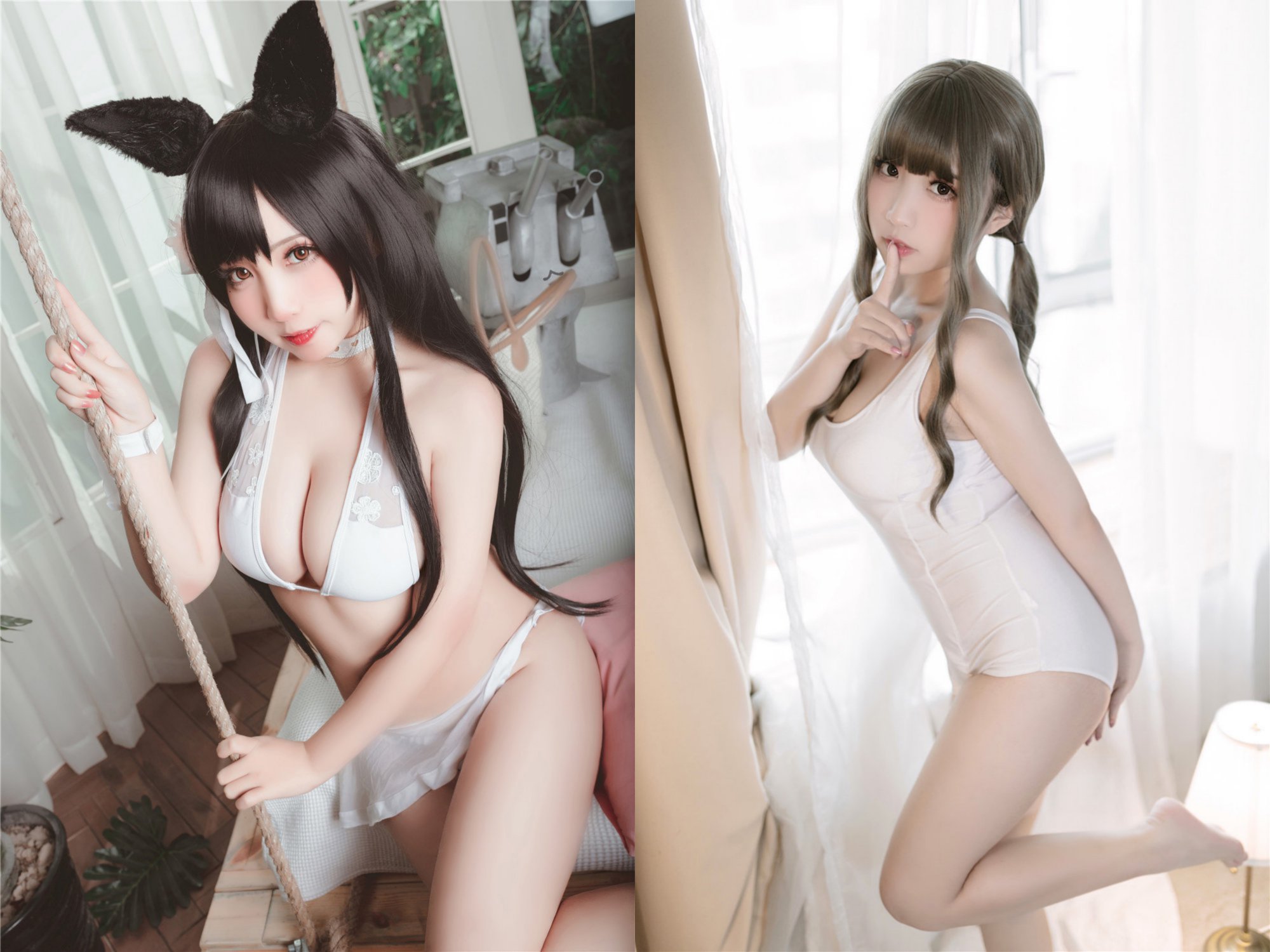 猫田圣奈奈(桃之啾啾) 迷人小猫猫 写真合集