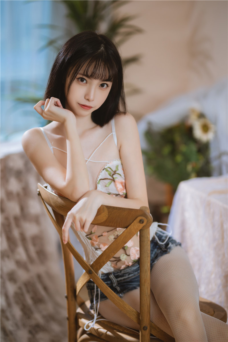 许岚LAN 纯欲牛仔短裤[40P-555MB]