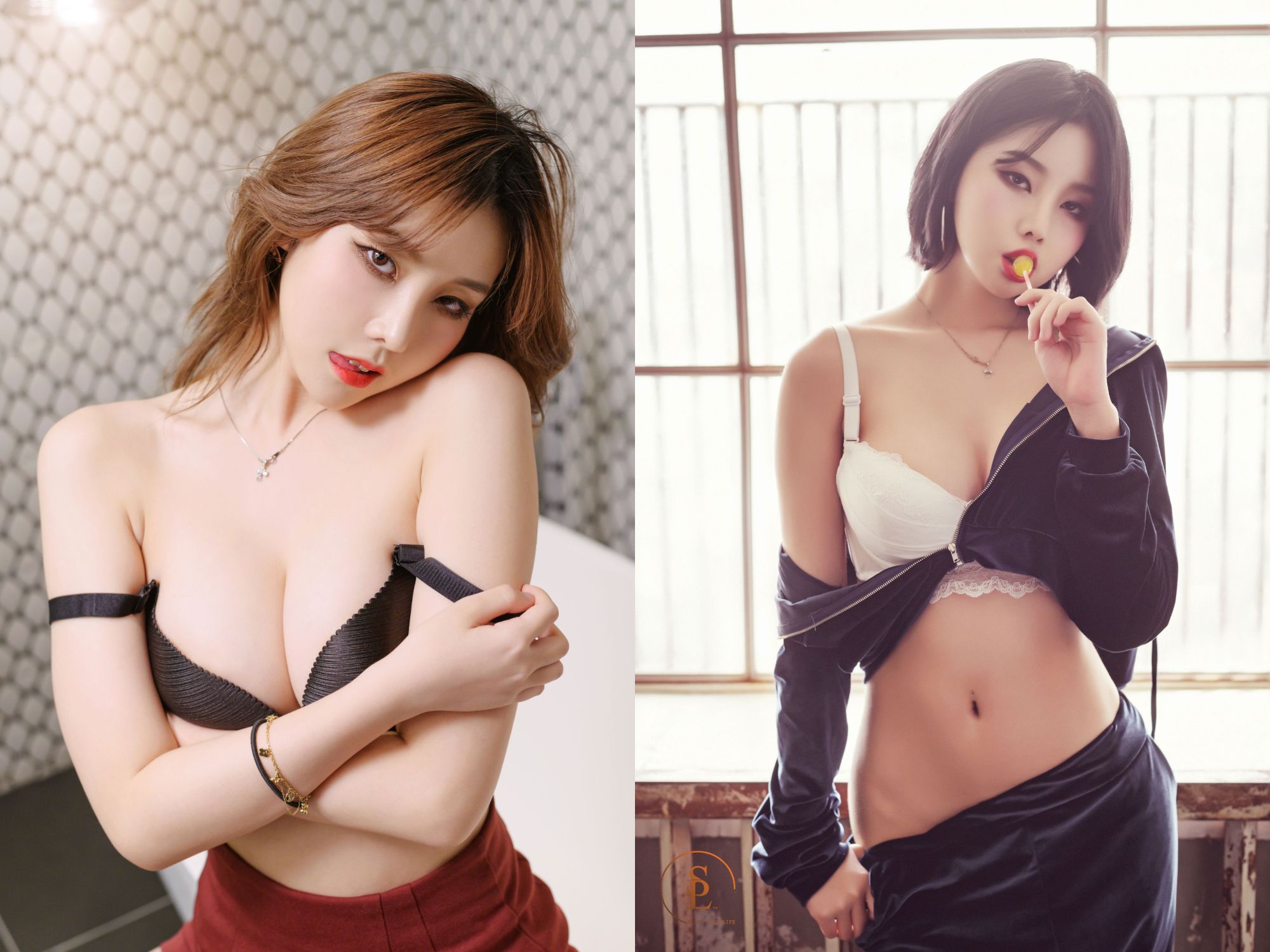 韩国妹子@Yuna (윤아)：妖艳小秘书 写真合集