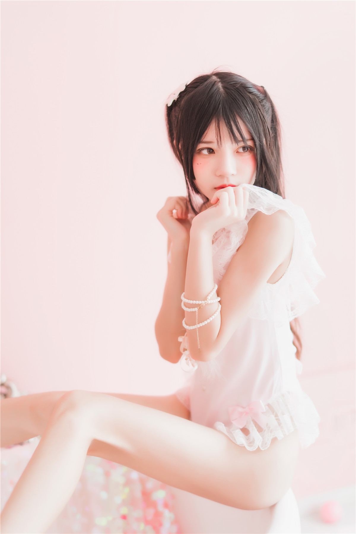 桜桃喵 冬眠系列 粉色浴缸[57P-720MB]