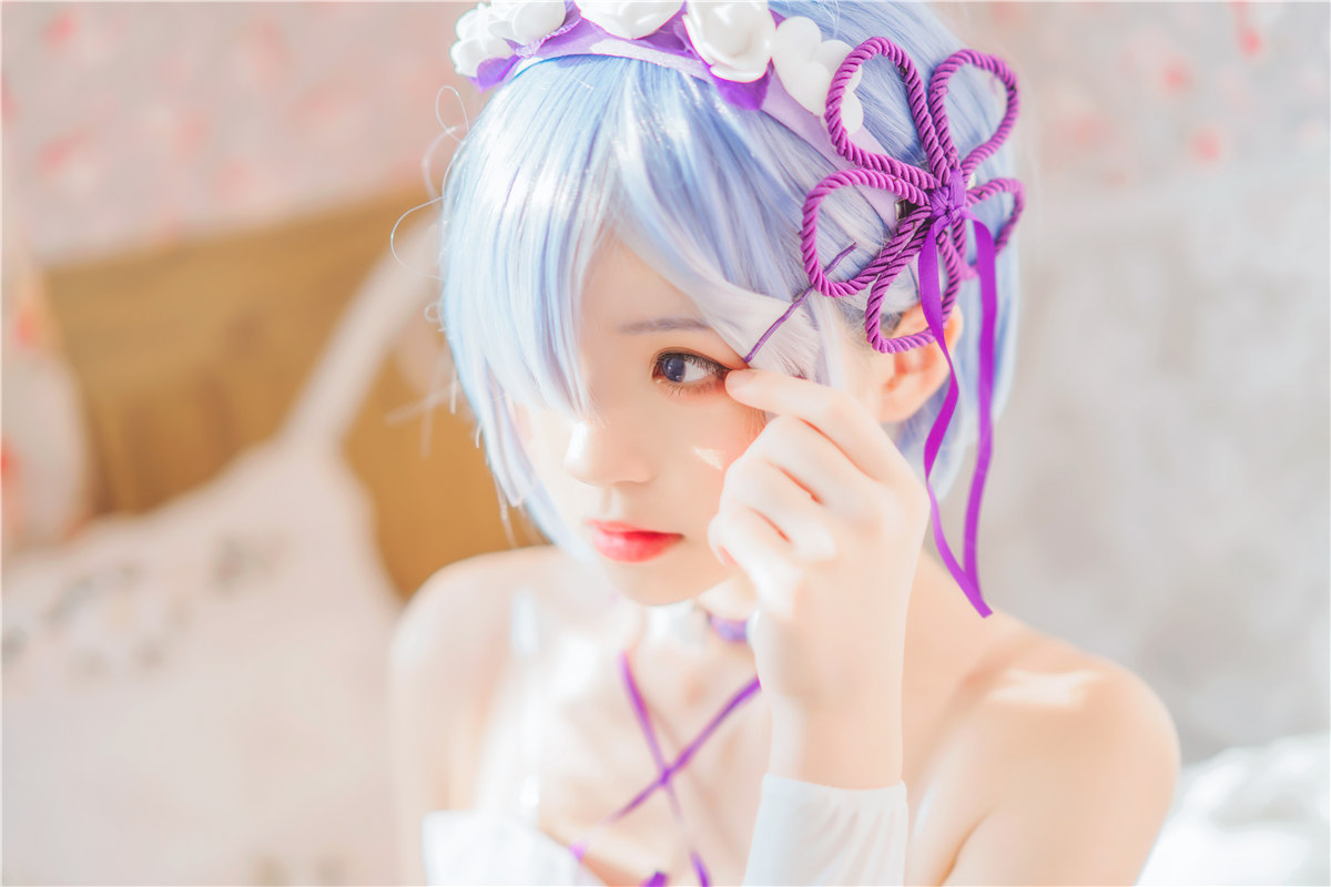 桜桃喵 蕾姆小睡裙[40P-639MB]