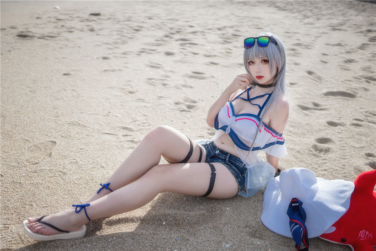 樱落酱w 斯卡蒂泳装[21P-188MB]