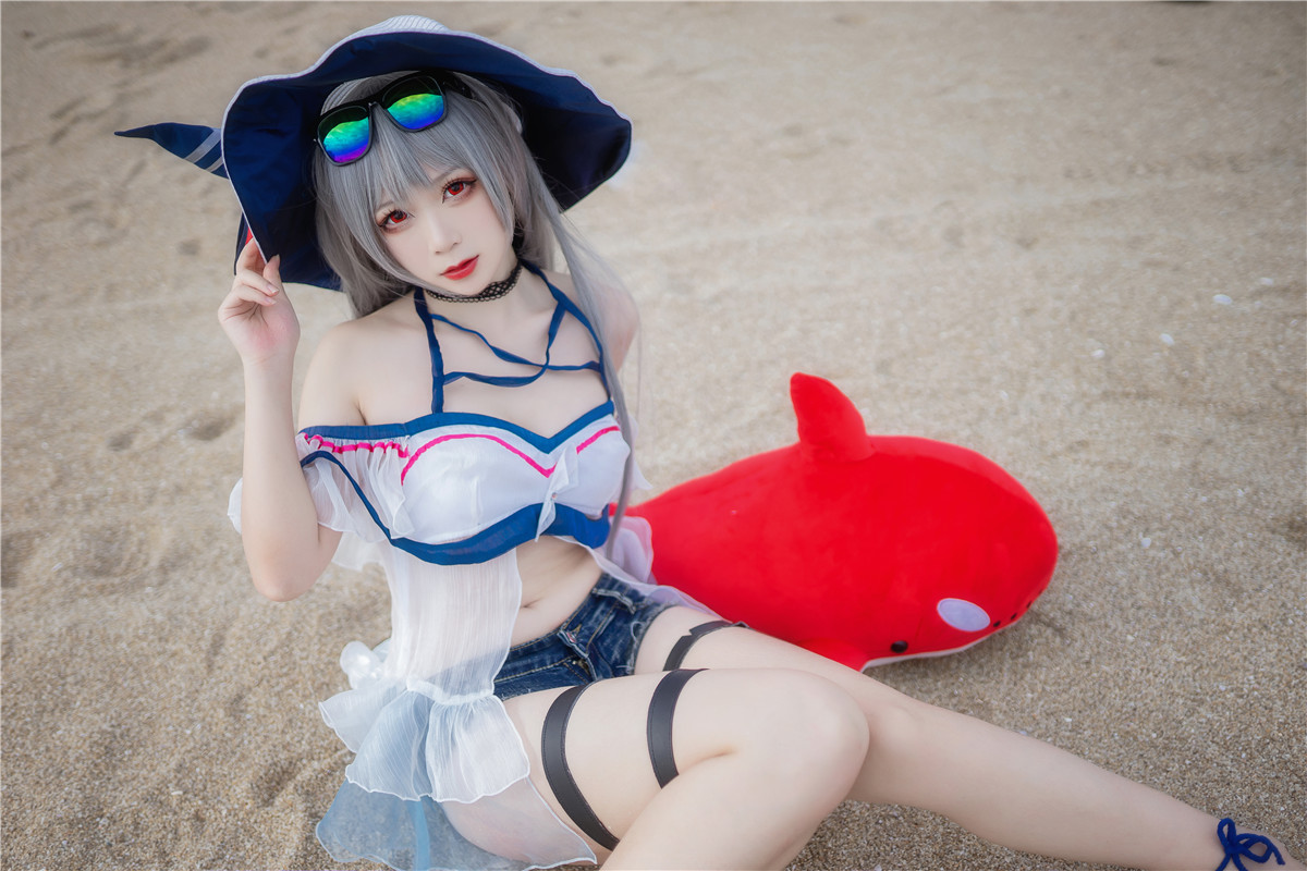 樱落酱w 斯卡蒂泳装[21P-188MB]