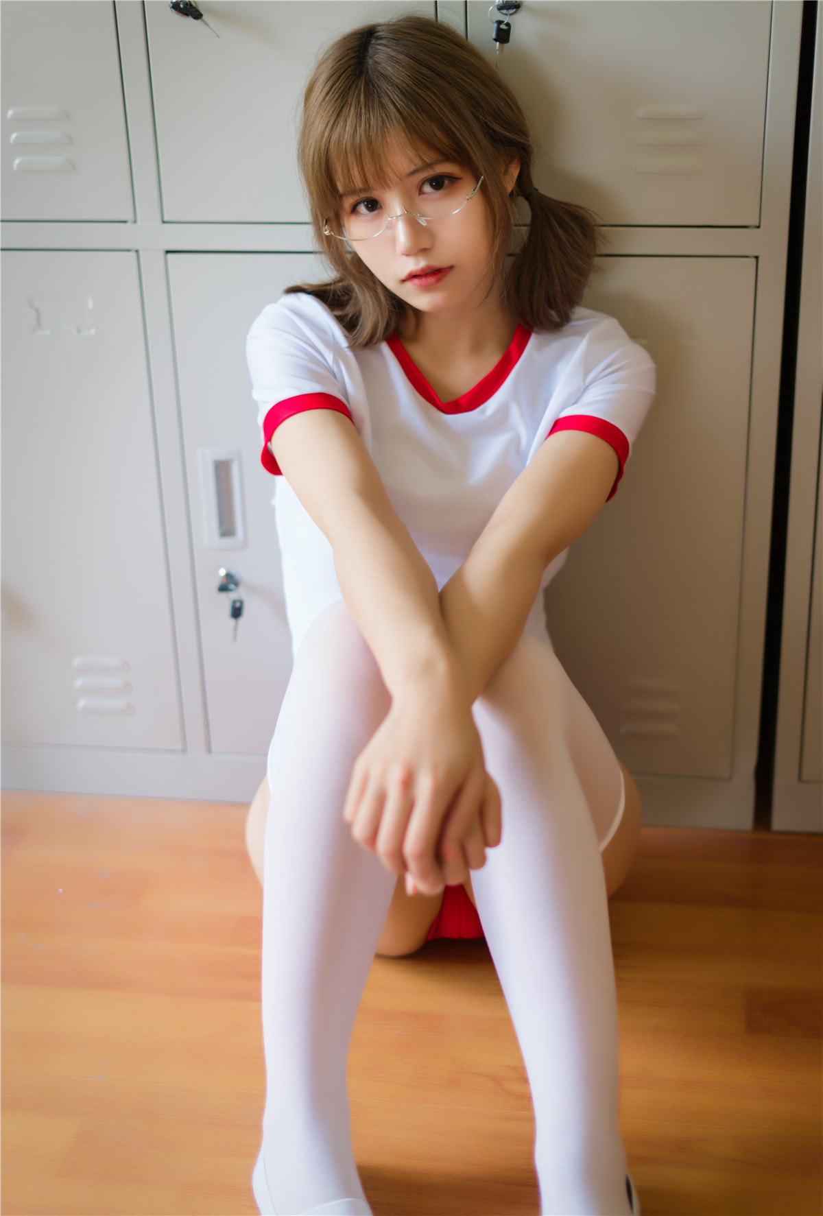 小仓千代w 红色体操服[48P-672MB]