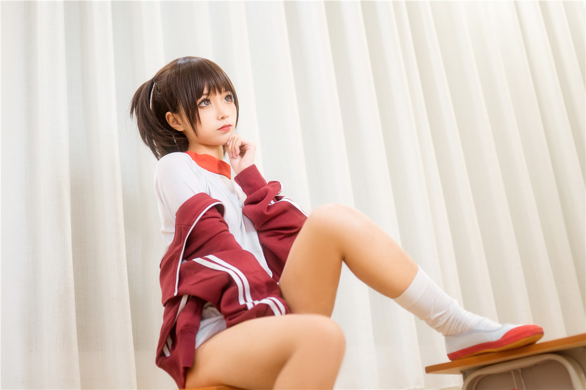 蠢沫沫 体操服红 [45P-420MB]