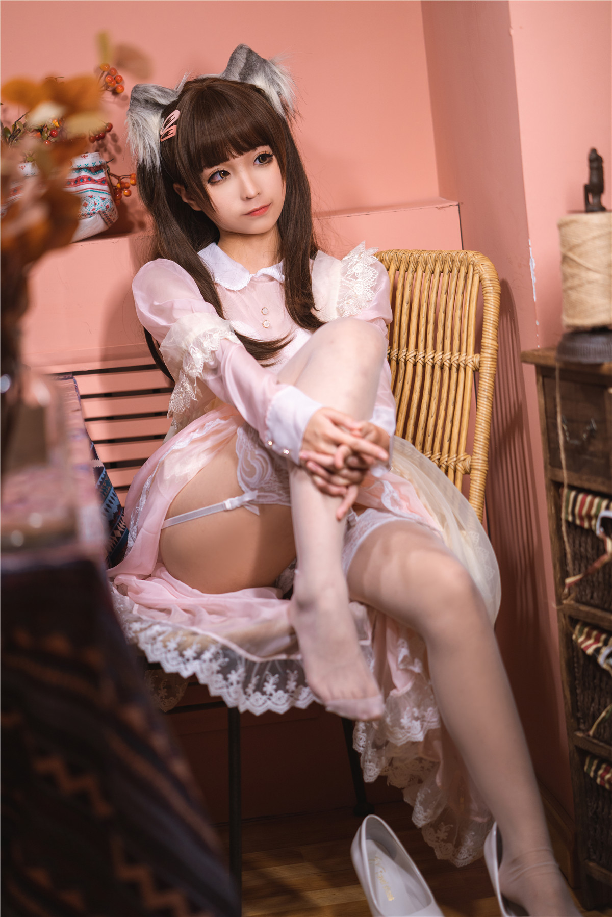 蠢沫沫 粉透明女仆 [34P-456MB]