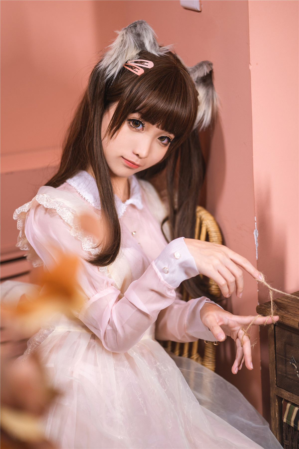 蠢沫沫 粉透明女仆 [34P-456MB]