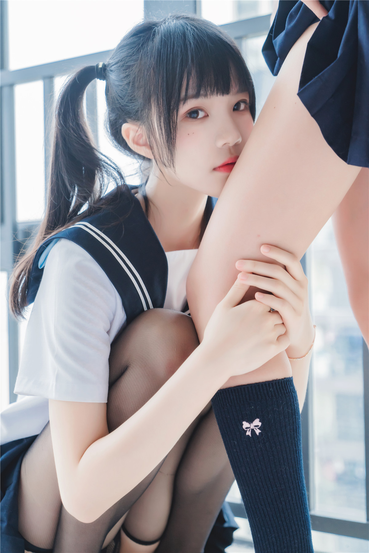 木棉棉OwO&桜桃喵  她(制服×制服) [38P-741MB]