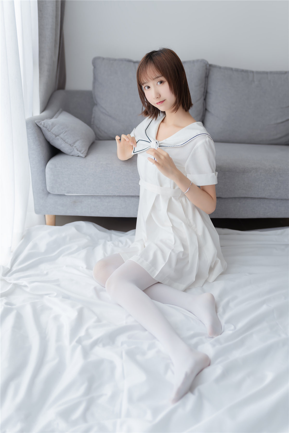 木棉棉OwO 纯情白裙[40P-166MB]