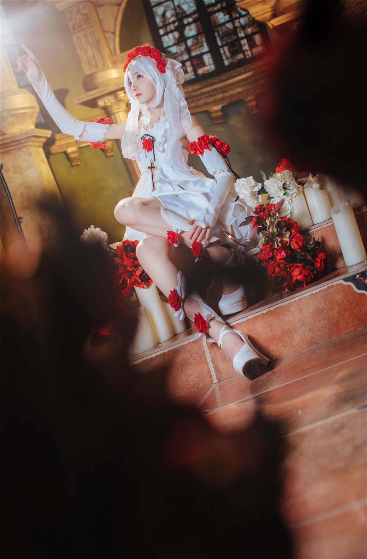 南桃Momoko 德丽莎花裳月纱 [16P-31MB]