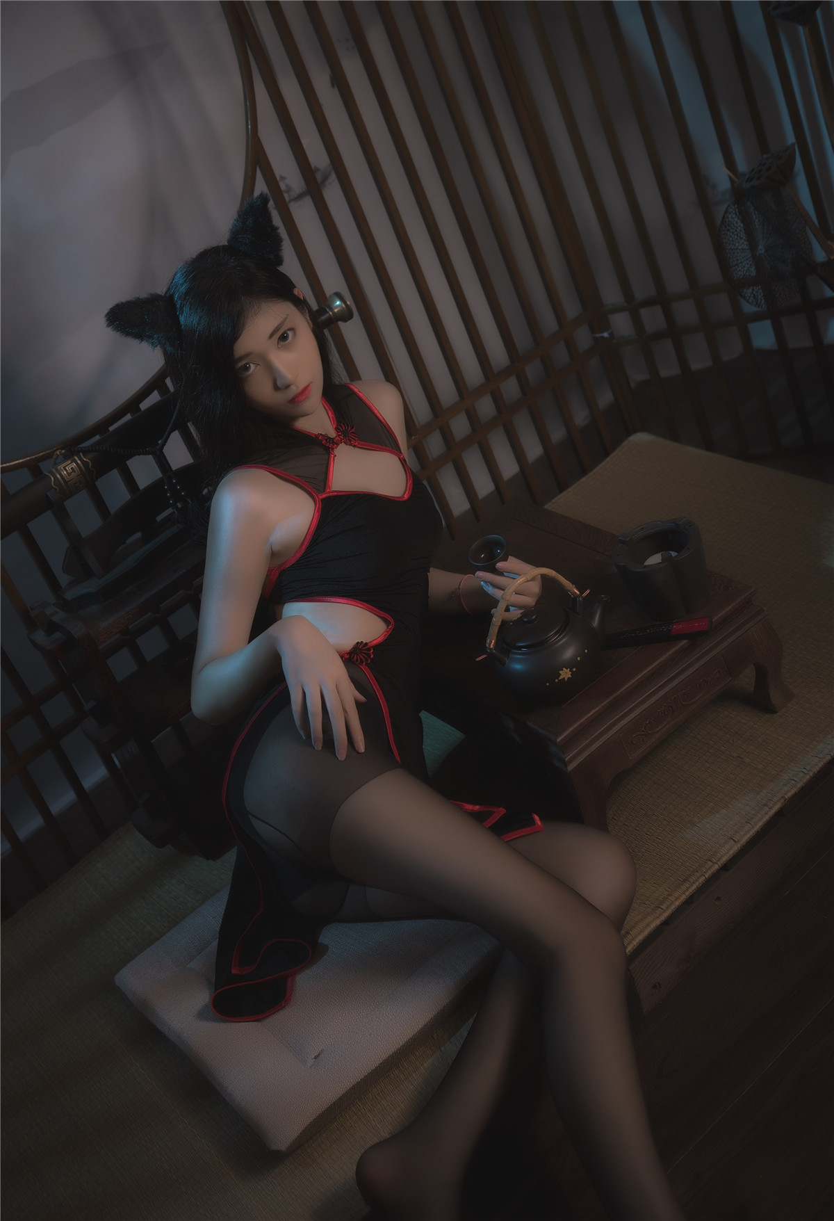 南桃Momoko 黑旗袍 [25P-33MB]