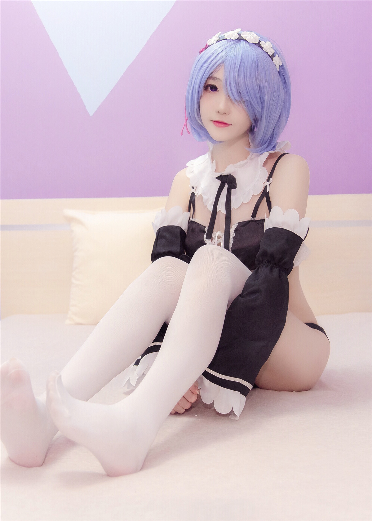 南桃Momoko 蕾姆内衣 [16P-26MB]