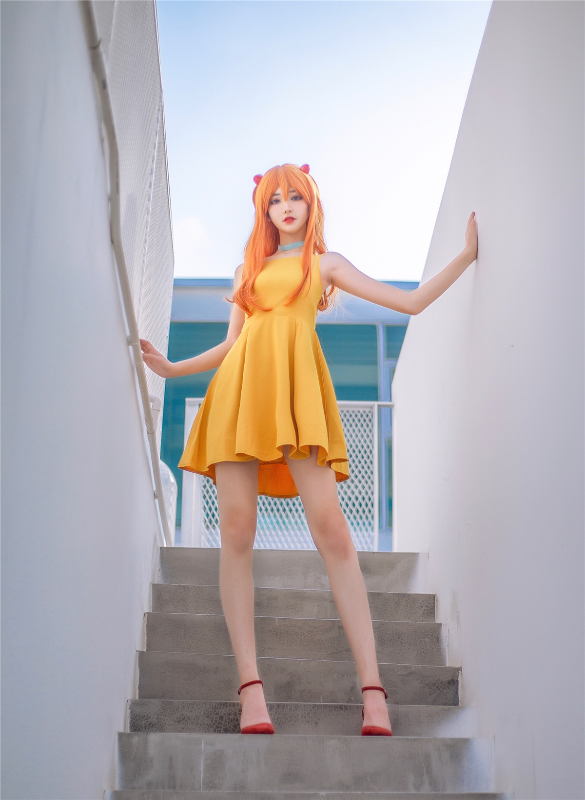 南桃Momoko 明日香黄裙 [12P-110MB]