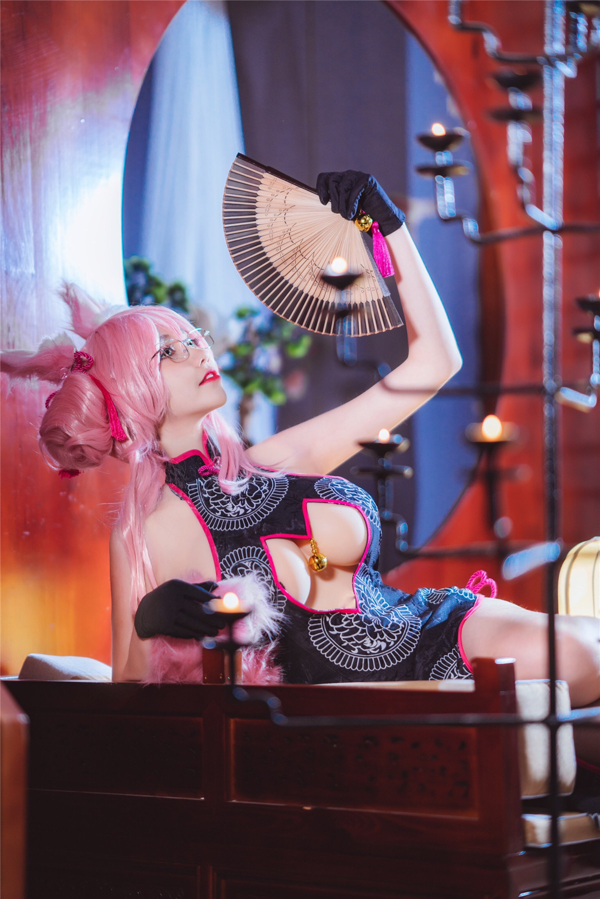 南桃Momoko 玉藻前旗袍 [16P-87MB]