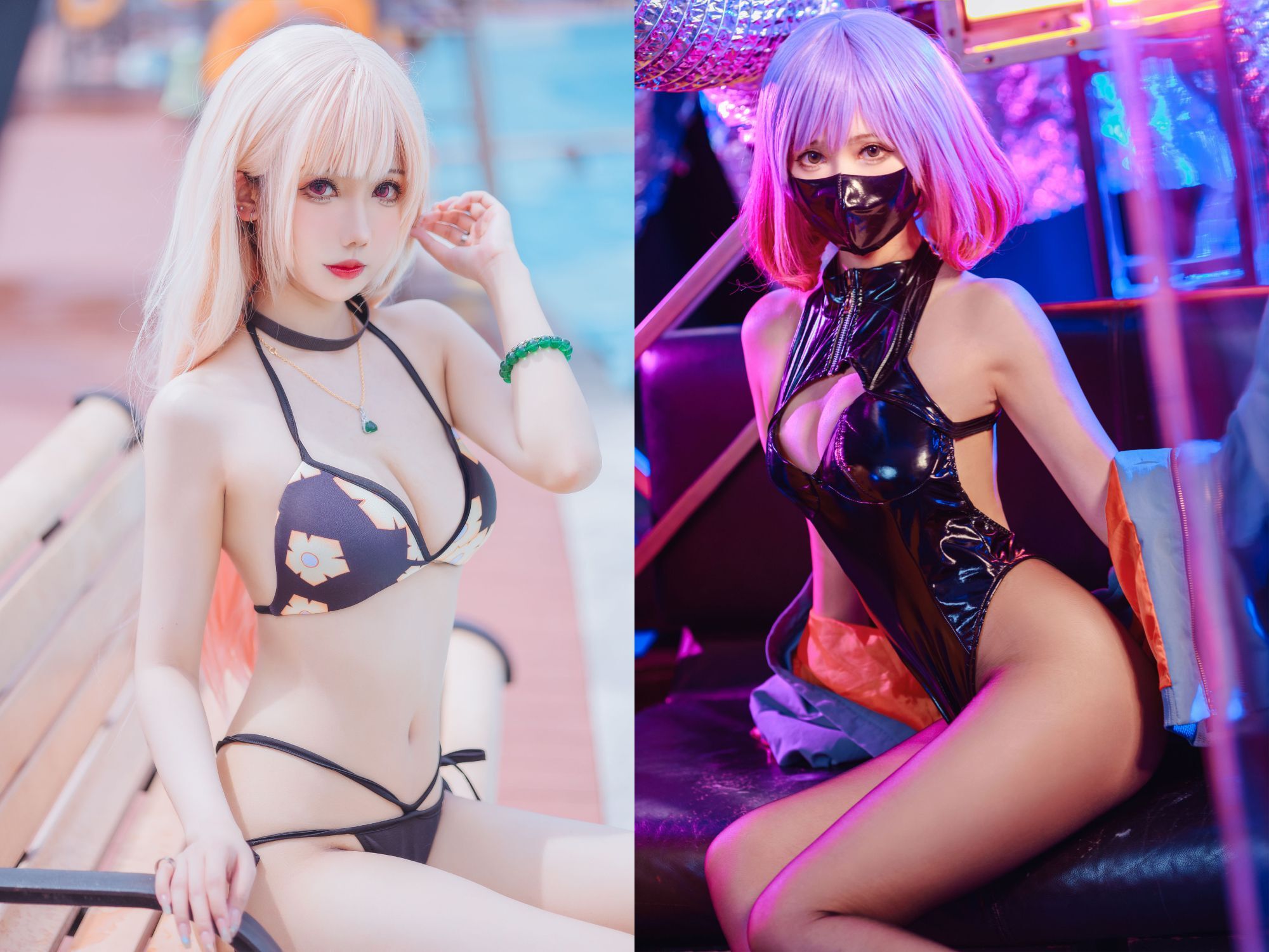 仙女月：漂亮的口罩妹妹 写真合集