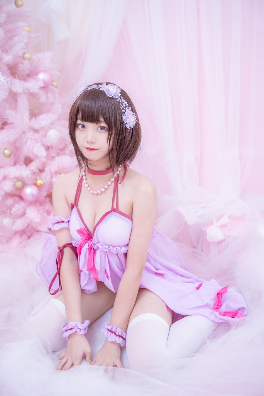 蜜汁猫裘 加藤惠睡衣[14P]