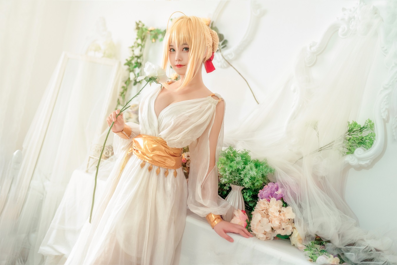 蜜汁猫裘 尼禄睡裙[10P]