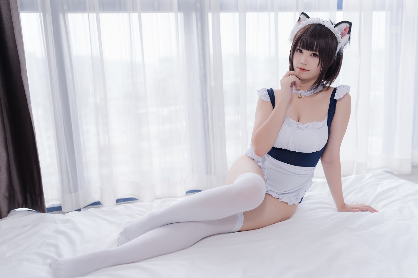 蜜汁猫裘 女仆兽耳娘[41P]