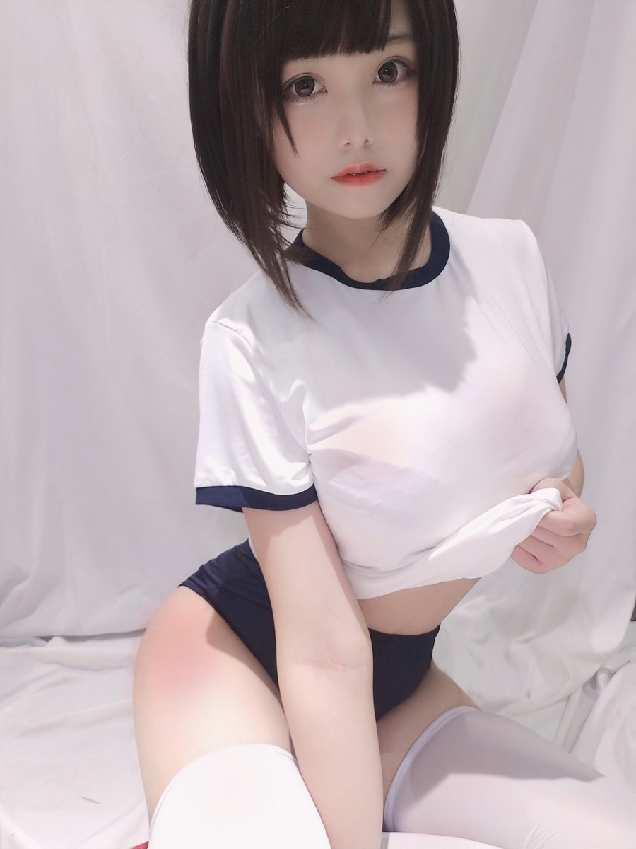 蜜汁猫裘 白色体操服[31P+7V]