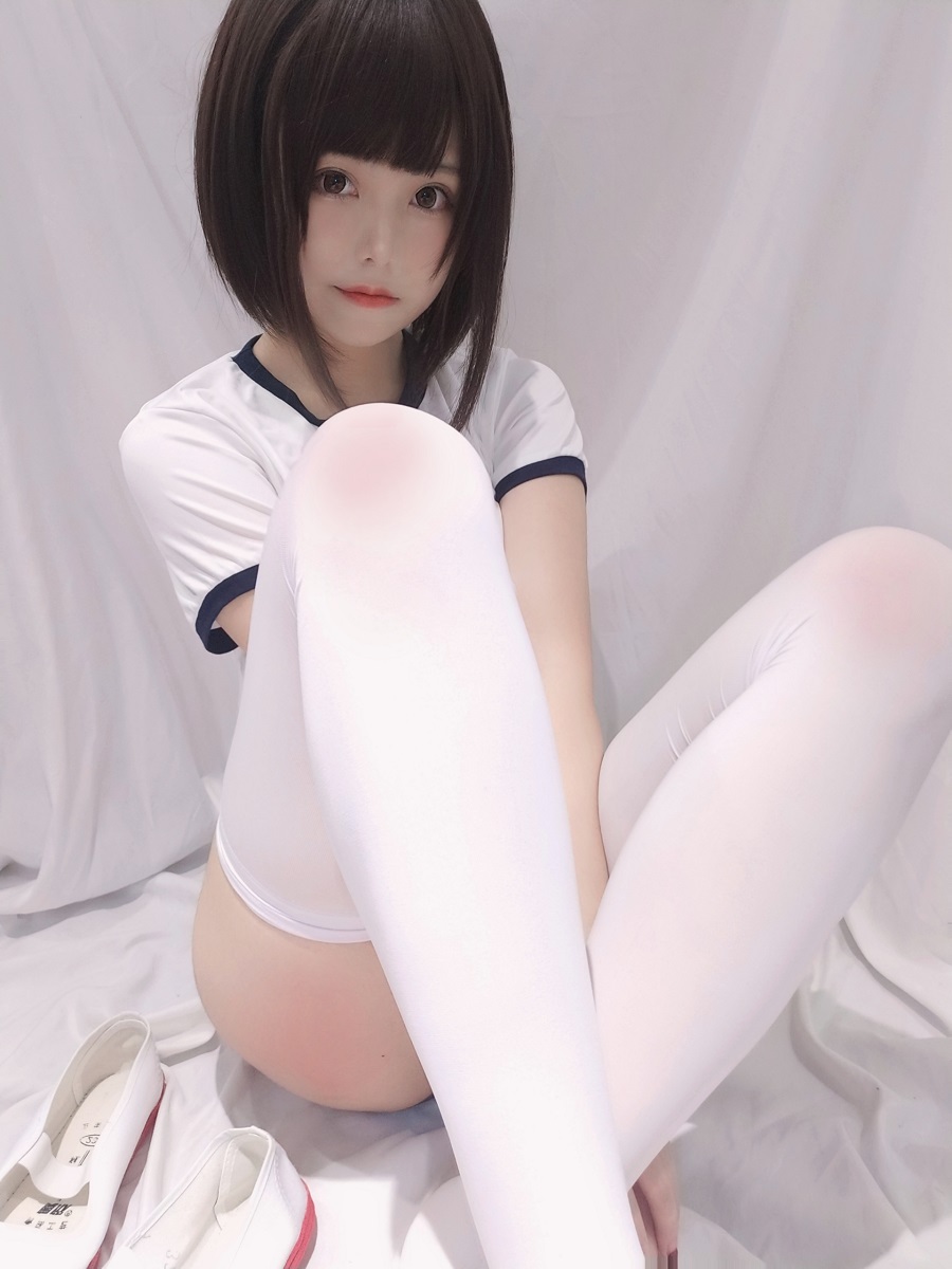 蜜汁猫裘 白色体操服[31P+7V]