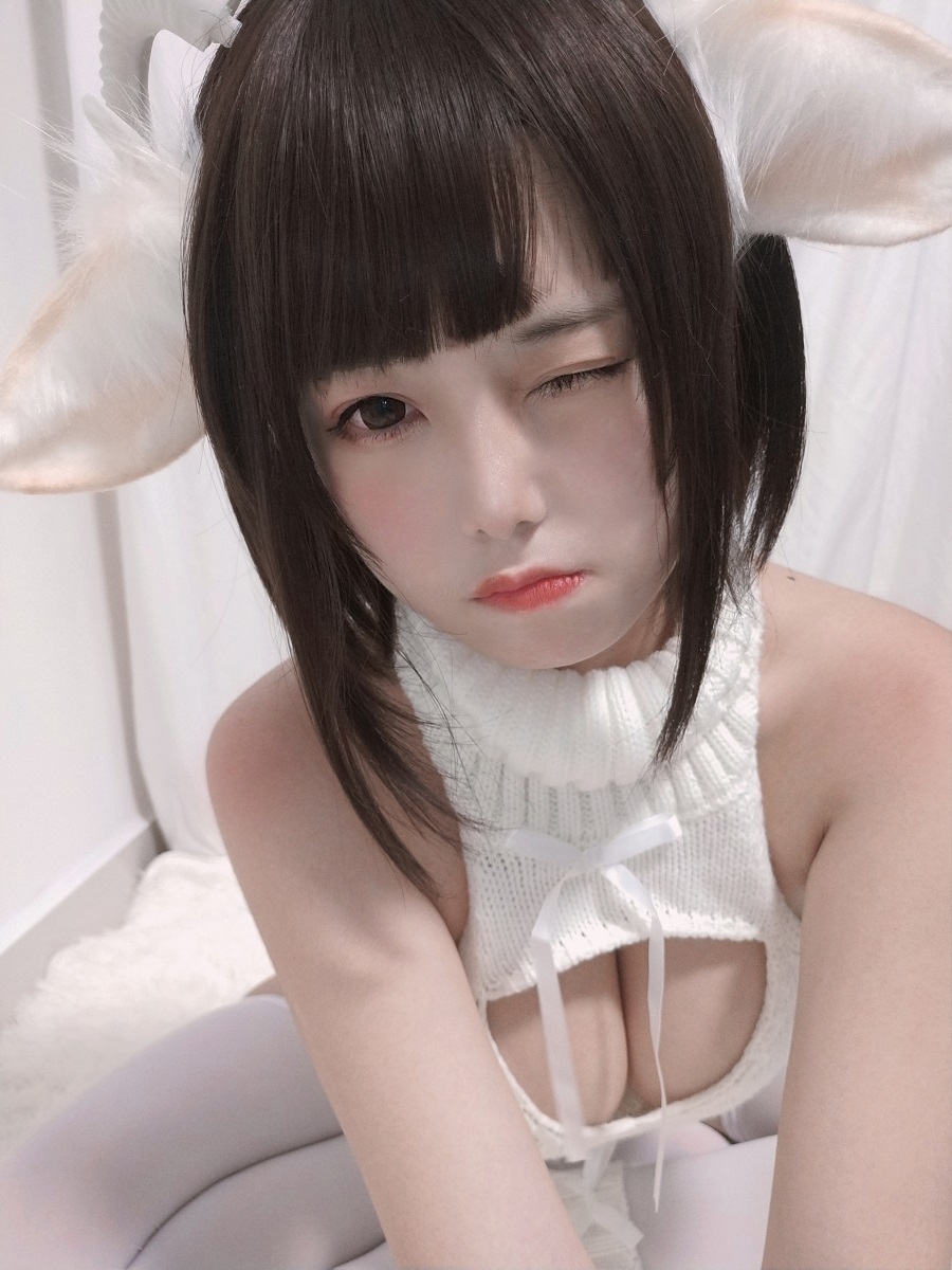 蜜汁猫裘 白丝毛衣[40P+3V]