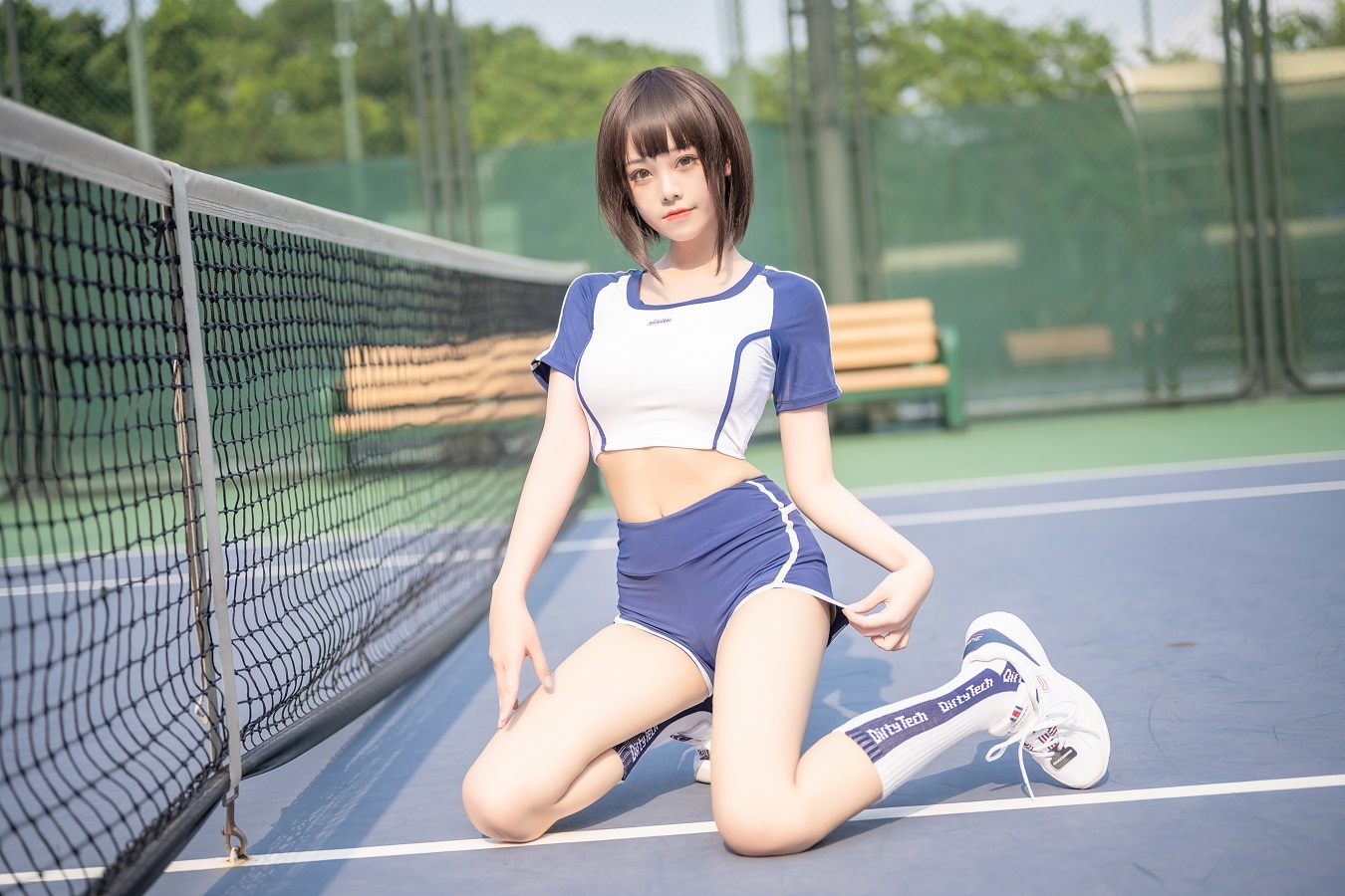 蜜汁猫裘 体操服[50P]