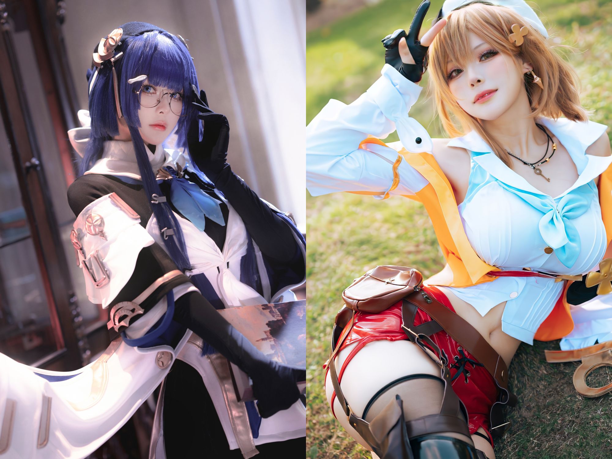 w百合欧皇子w 美少女Coser 写真合集
